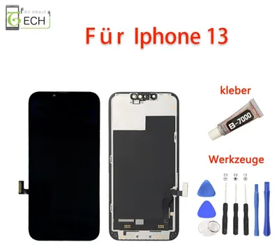 Produktbild von Für iPhone 13 LCD Display Einheit schwarz Retina Touchscreen Bildschirm