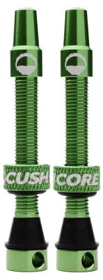 Imagen del producto de Cushcore, válvula para neumáticos sin cámara, tipo Presta, color verde, 44 mm