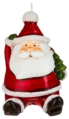 Produktbild von Deko-Kerze Weihnachtsmann, 120 g