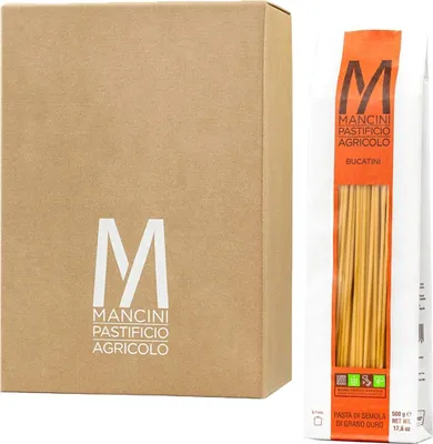 Immagine prodotto di Mancini Pastificio Agricolo - Bucatini - Italienische handwerkliche Nudeln - 12 x 500 g