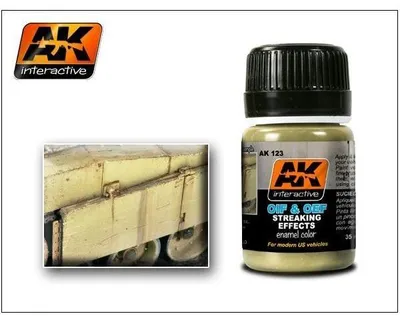 Produktbild von AK Interactive S.L. AK-123 Streaking Effects for OIF/OEF US Vehicles
