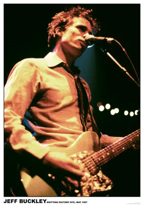 Productafbeelding van Jeff BUCKLEY - Knitting Factory NYC, mei 1997 - Poster - 59x84 cm
