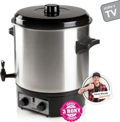 Produktbild von Zavařovací hrnec nerez - plastový kohout - DOMO DO42323PC