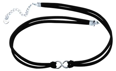 Obrázok produktu pre Yumilok, dámsky náhrdelník s príveskom, choker, s motívom nekonečna