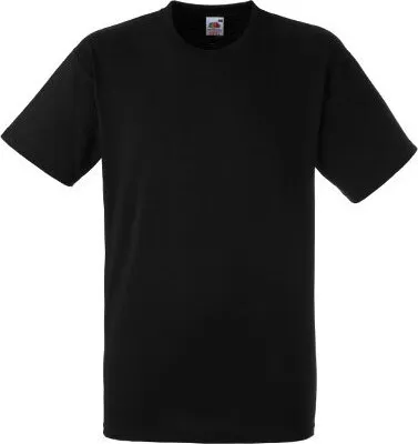 Produktbild von Fruit of the Loom - Heavy Baumwolle T - Black - XL
