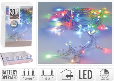 Immagine prodotto di Luci LED multicolore, 20dlg.