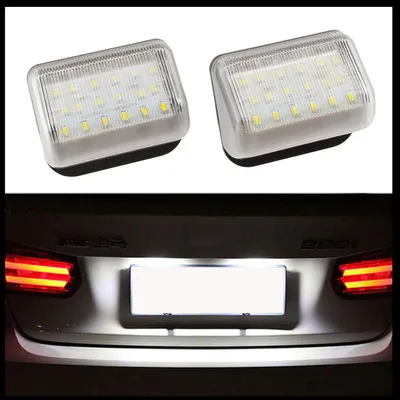 Obrázek produktu pro LED osvětlení státních poznávacích značek, prémiová kvalita, pro modely Mazda 6 GG + Kombi GY / CX-5 / CX-7, 2 kusy