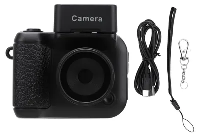 Immagine prodotto di Videocamera DV HD 1080P 2MP con angolo dell'obiettivo di 160°, portatile, ricaricabile, video per studenti, studentesse, regalo