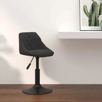 Image de Maison Exclusive - Tabouret de bar en velours noir