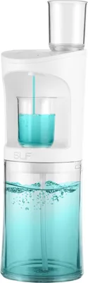 Obrázek produktu pro Automatický dávkovač ústní vody do koupelny, bezdotykový, s nádržkou o objemu 525 ml, 2 magnetickými pohárky, dobíjení přes USB a 3 úrovněmi dávkování, nástěnný dávkovač na desku, pro všechny věkové kategorie, pro domácnost, hotel, cestování