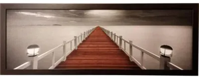 Obrázek produktu pro Obraz v rámu ZAOBR 3090 Molo 90 x 30 cm