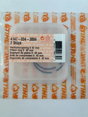 Produktbild von 2x STIHL original Kolbenringe 41470343004 42mm FR410C, FS260, FS410, SP452