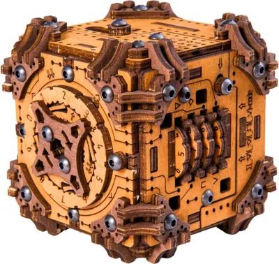 Zdjęcie produktu dla WOODEN CITY 3D drewniane puzzle Escape Puzzlebox: The Secret of Tesseract 195 dlks