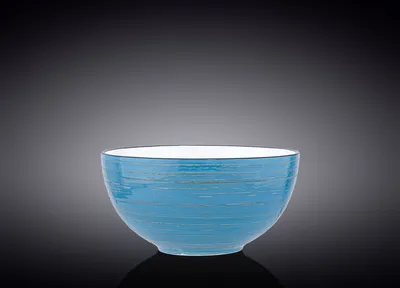 Image de Bol Wilmax 1600 ml, 19 cm, bleu, porcelaine WL-669632/A