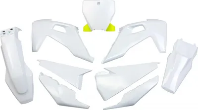 Obrázek produktu pro Sada obložení karoserie UFO Plast UFO Husqvarna OEM bílá