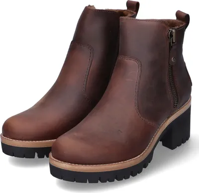 Zdjęcie produktu dla Panama Jack damskie zimowe buty za kostkę PAULINE IGLOO brązowa gładka skóra rozmiar: 38