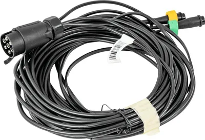Produktbild von MANTES Anhänger Elektroinstallation 7 m 7-Pin Stecker Bajonett 2x 5-Pin 0,5 mm2 12 V Kabelsatz für PKW-Anhänger mit Bajonettanschluss