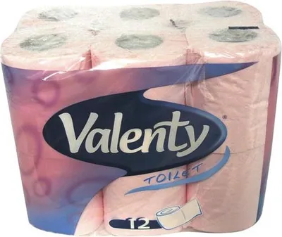 Produktbild von 4 Toilettenpapier 12 Rollen Rosa Watte Valenty - Valenty