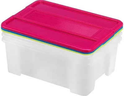 Zdjęcie produktu dla Heidrun 37233, Schowek, Przezroczysty, Prostokątny, Plastik, Monochromatyczny, Plastik