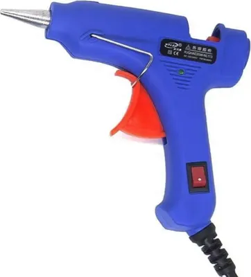 Image de Habarri | Pistolet à colle - 20W - pour colle 0,7 mm - pour les travaux manuels - DIY