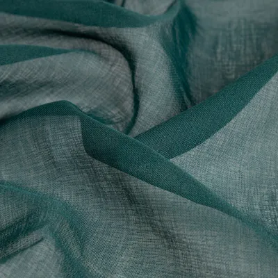 Zdjęcie produktu dla HOMLA Firanka ADI zielona z pomponikami 140X250 CM