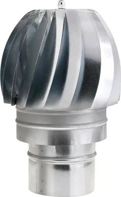 Obrázok produktu pre Pozinkovaná krytka dymovodu Wolfpack pre sporák, komín, dymovod, pre rúru s Ø 110 mm.