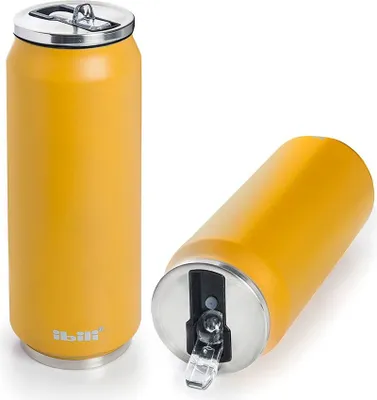 Image de Bouteille thermos Ibili Lata Mango 330ml Golden Golden One Size