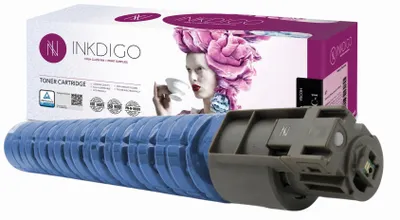 Produktbild von Inkdigo Toner 841654 für Ricoh Aficio MP C3002, C3002AD, C3502, C3502AD – Cyan, 18000 Seiten,, KI-generiertes Bild