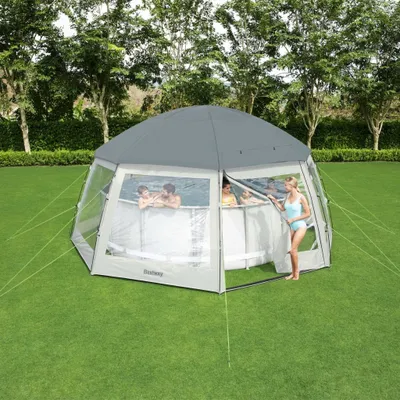 Image de Bestway Pool cover Flowclear pool dome max Ø 488cm