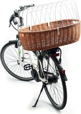 Produktbild von Aumüller Fahrrad-Transportkorb für Hunde, L: 72 cm - Gepäckträgermontage
