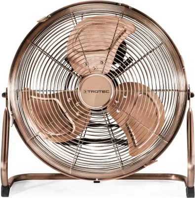 Produktbild von TROTEC TVM 13 Bodenventilator Kupfer Design Ventilator/ Windmaschine | 3 Geschwindigkeitsstufen | 44 Watt Leistung | Durchmesser 35 cm