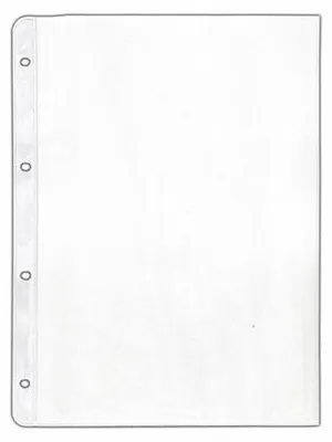 Produktbild von 100x Ersatzfolien (PVC) transparent matt A4