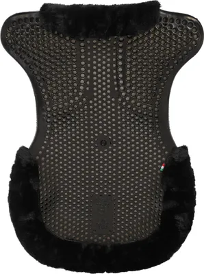 Immagine prodotto di Acavallo Therapeutic Gel Pad Front Riser Cut Out Eco-Wool Just Gel, Farbe:Nero/Nero