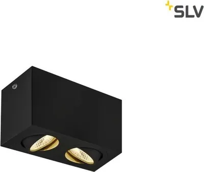 Produktbild von SLV 1002003 TRILEDO Double LED Indoor Deckenaufbauleuchte schwarz 3000K 16W