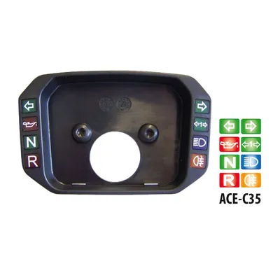Produktbild von Kontrollleuchtencover ACE-C35  schwarz