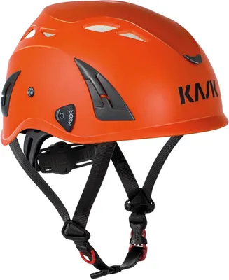Produktbild von KASK Plasma AQ Schutzhelm, Industriekletterhelm - Arbeitsschutzhelm, Drehrad, Sanitized, EN397 Farbe:orange
