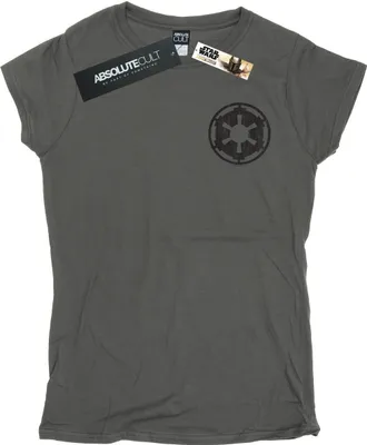 Produktbild von Star Wars - "The Mandalorian Galactic Empire" T-Shirt für Damen BI42887 (XL) (Holzkohle)