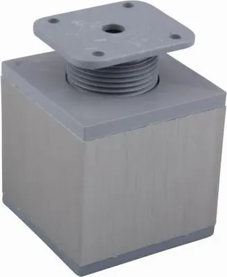 Produktbild von FA012 150 mm verstellbarer Möbelfuß, Edelstahlimitat
