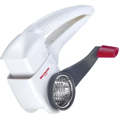 Obrázok produktu pre Westmark Trio, Rotačné strúhadlo, Čierna, Biela, Plast, Nerezová oceľ, 97 mm, 190105 mm, 97 mm