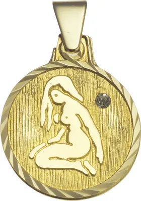 Zdjęcie produktu dla F Wisiorek znak zodiaku Panna 333/- żółte złoto