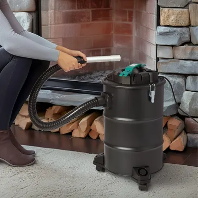 Produktbild von Navaris Aschesauger Pelletofen - Aschesauger für Kamin - Kaminsauger - Kaminstaubsauger - Trockensauger - 1000W Saugleistung - 20L Auffangbehälter -