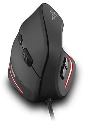 Zdjęcie produktu dla Ergonomiczna pionowa mysz z 6 przyciskami i regulowaną rozdzielczością DPI, kompatybilna z komputerami PC i Mac