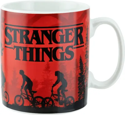 Produktbild von Stranger Things Tasse mit Aufkleber XL