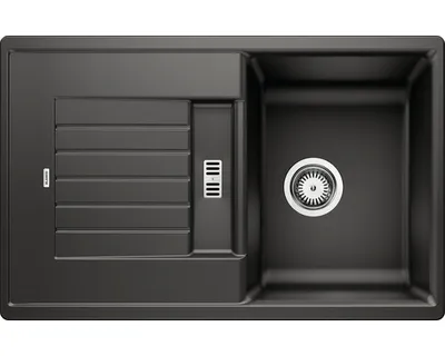 Produktbild von Blanco Zia 45 - Silgranitspüle, 780x500 mm, Schwarz 526013