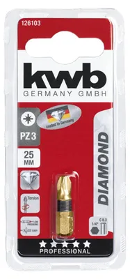 Immagine prodotto di KWB Bit diamantato da 25 mm, confezione da 3 pezzi