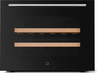 Produktbild von Klarstein Illuminosa Weinkühlschrank Einbau - 19 Flaschen, 1 Zone, 5-20°C, Touch, LED, UV-Schutz, leise, Buchenholzregale, Einbau-Weinkühlschrank