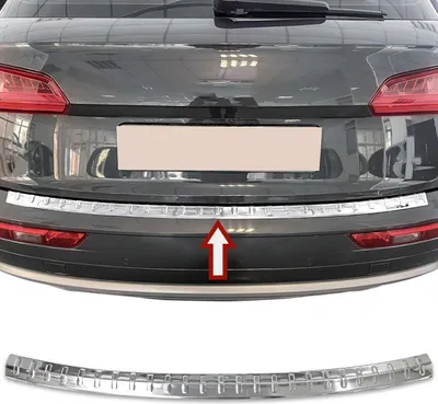 Zdjęcie produktu dla Chromowana osłona zderzaka ze stali nierdzewnej do AUDI Q5 II | typ FY | rok produkcji od 2017&gt
