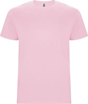 Produktbild von Roly CA6681 | Stafford T-Shirt - Doppellagiger Rundhalskragen - Farbe: Light Pink 48 - Größe: L