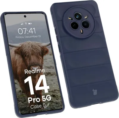 Produktbild von Mobiili tagakaas Bizon Realme 14 Pro 5G Tur, tumesinine
