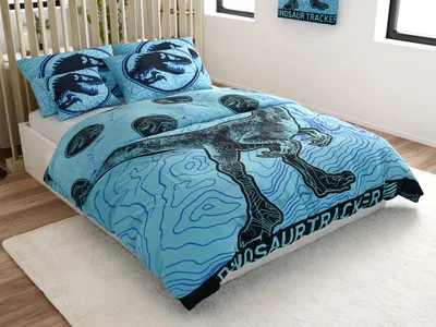Produktbild von Jurassic World Kuschelige Bettwäsche mit Glow Effect Baumwolle, 140x200 cm & 70x90 cm